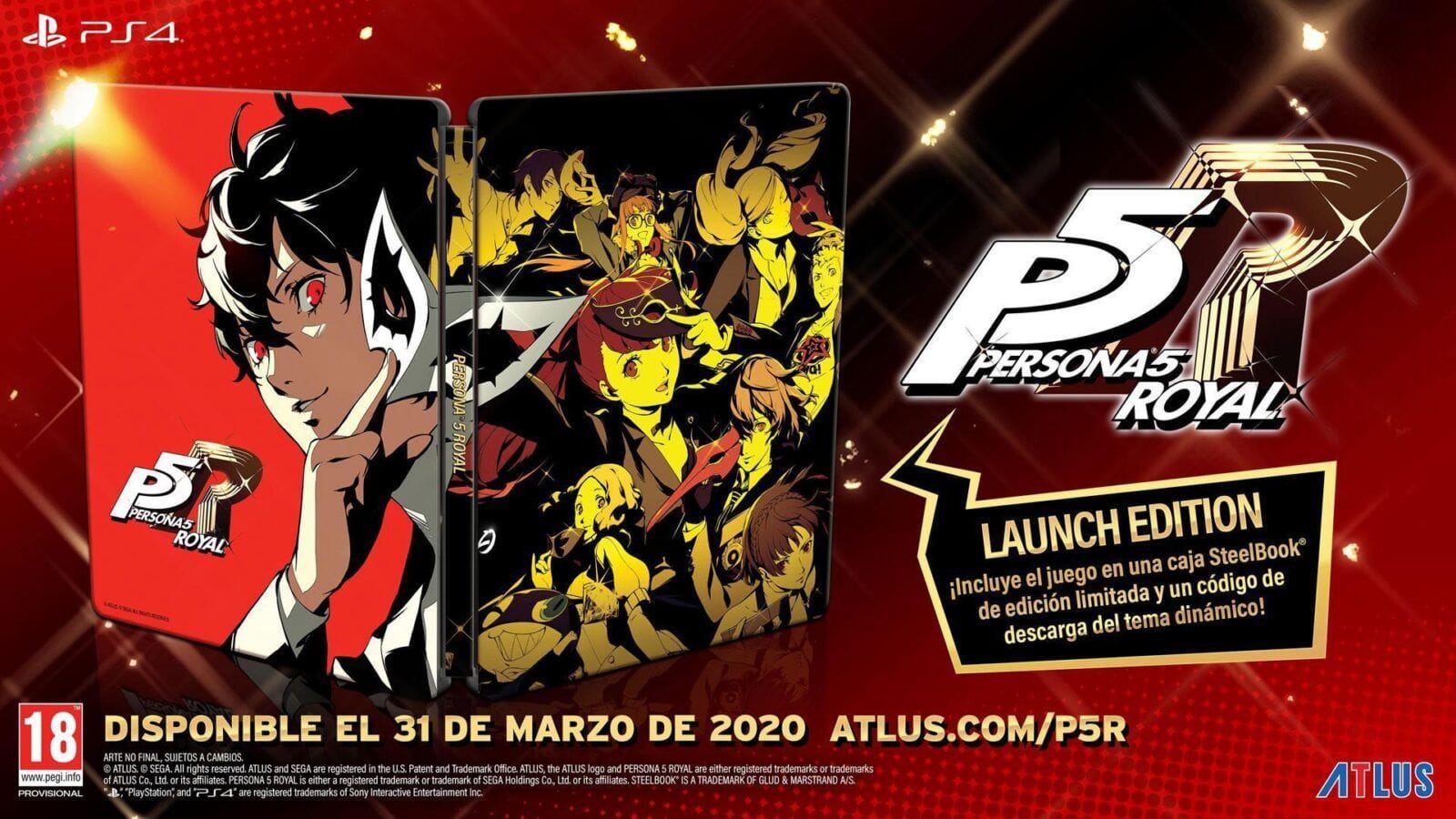 Edición Steelbook Persona 5 Royal