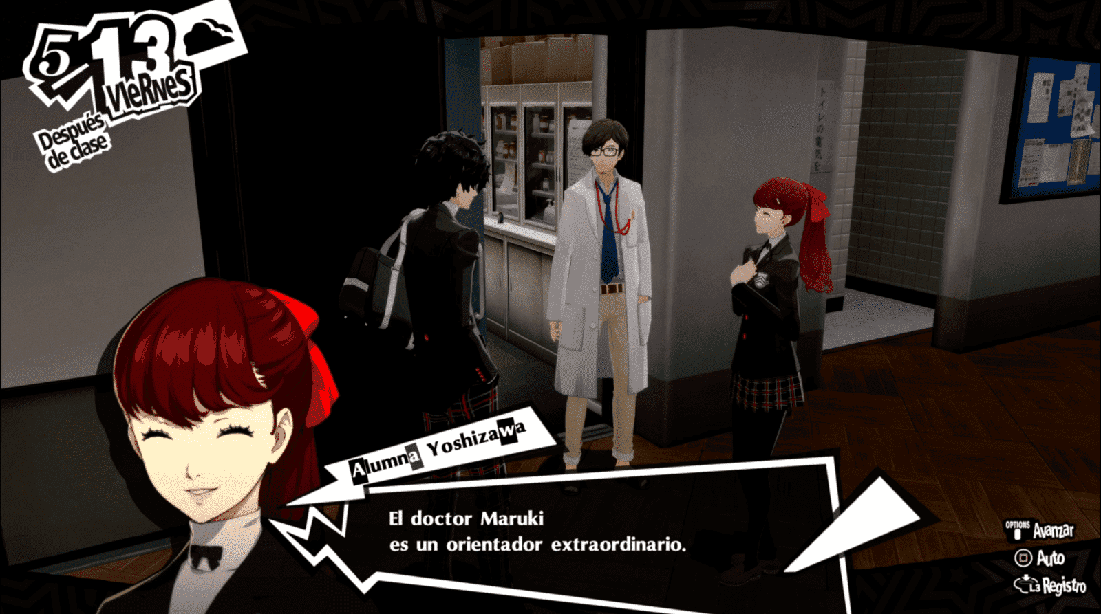 Acceder al tercer semestre - Persona 5 Royal