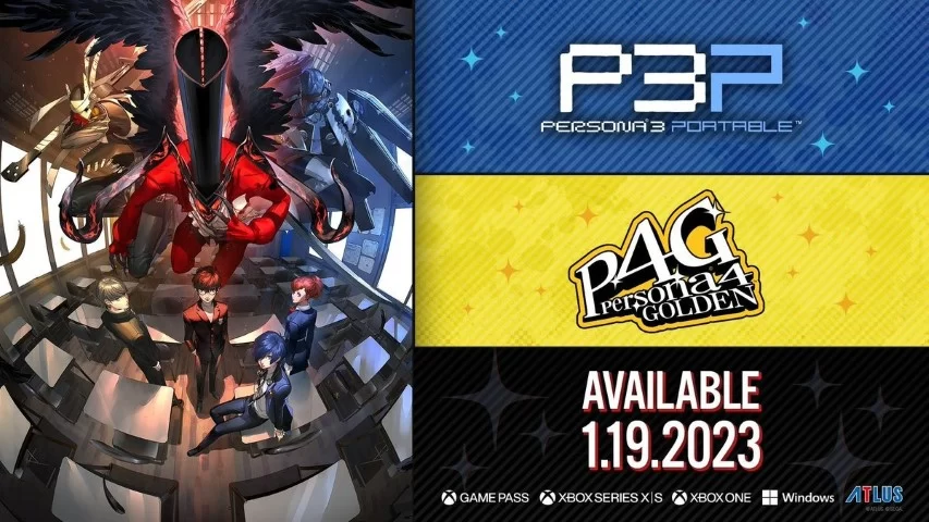 Persona 3 Portable y Persona 4 Golden llegan a plataformas modernas el 19 de enero de 2023