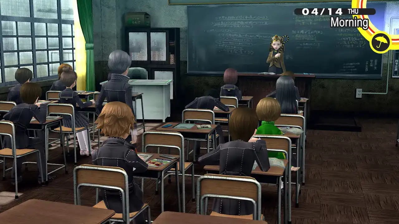 Persona 4 Golden respuestas de clases y exámenes