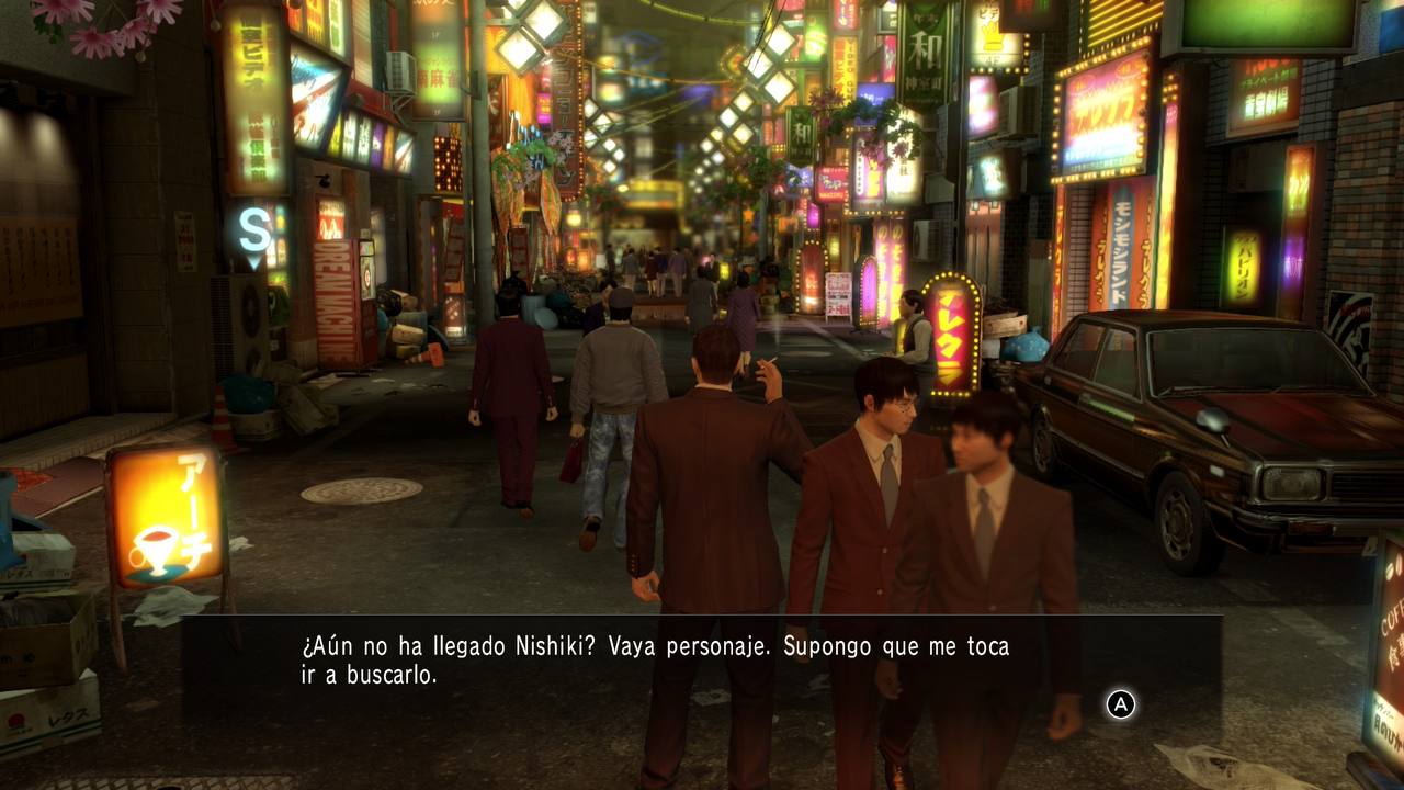 Comparativa Yakuza 0 Directors Cut Kamurocho Portatil