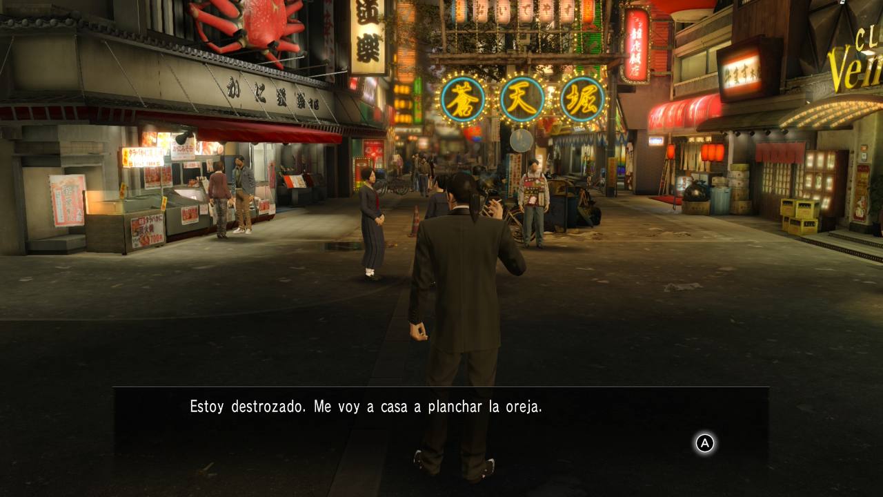 Comparativa Yakuza 0 Directors Cut Sotenbori Portatil