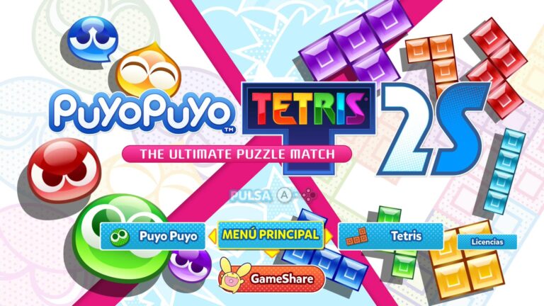 Puyo Puyo Tetris 2S - Pantalla Inicio