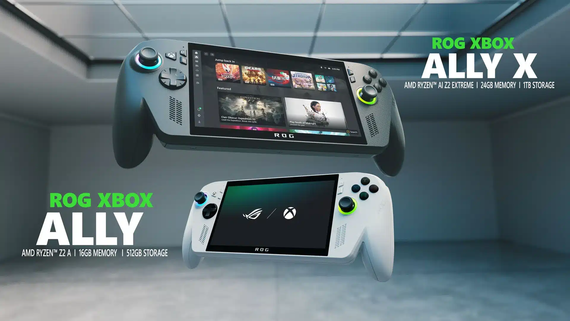 ROG Xbox Ally y ROG Xbox Ally X