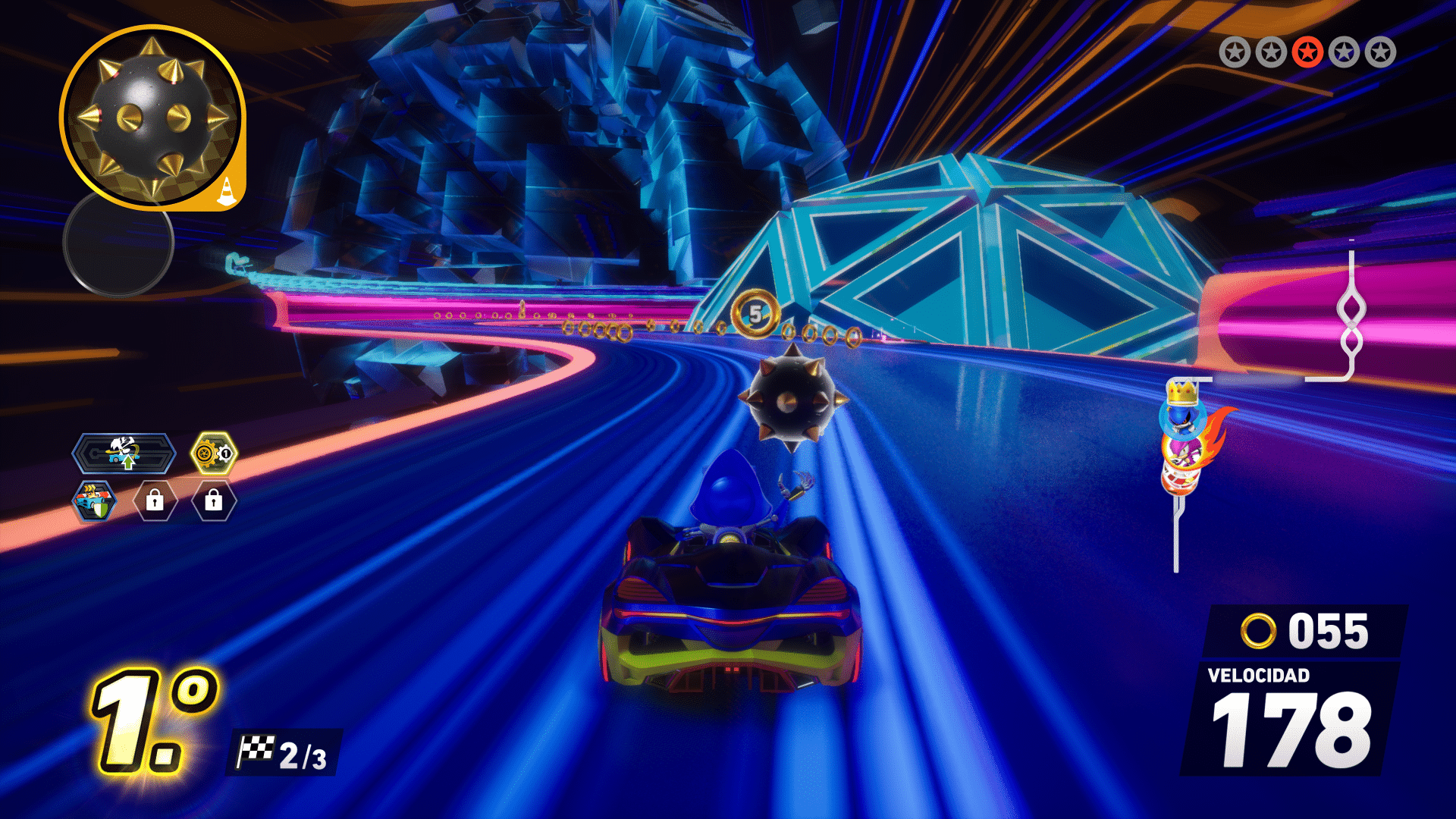 Sonic Racing CrossWorlds Carrera MetalSonic