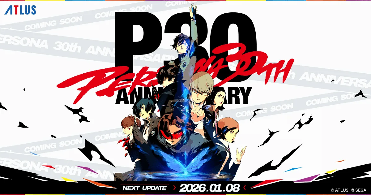 Keyart 30 aniversario de Persona