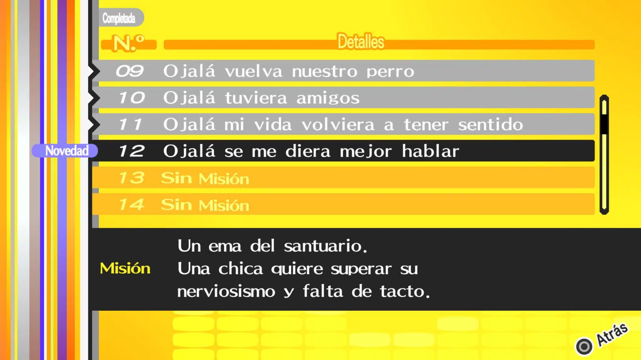 Misión Secundaria 12
