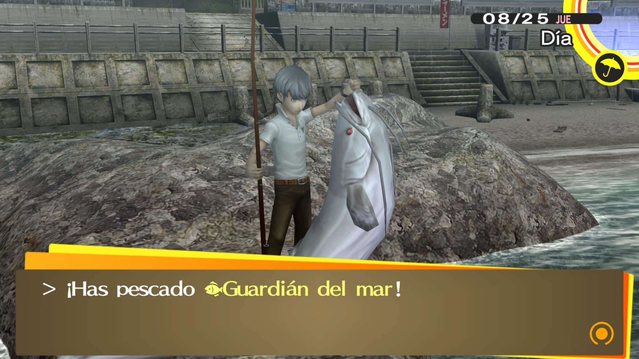 Capturando al Guardián de la playa Shichiri