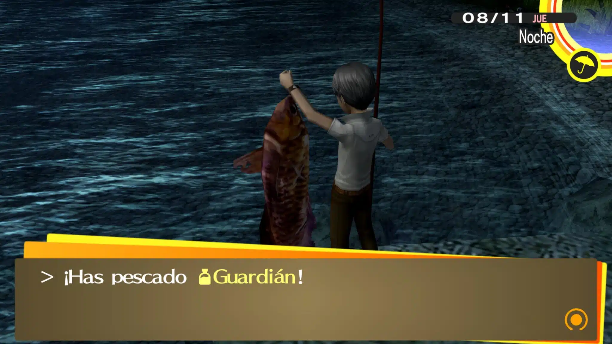 Capturando al Guardián del río Samegawa