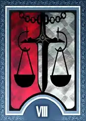 Carta Arcano Justicia