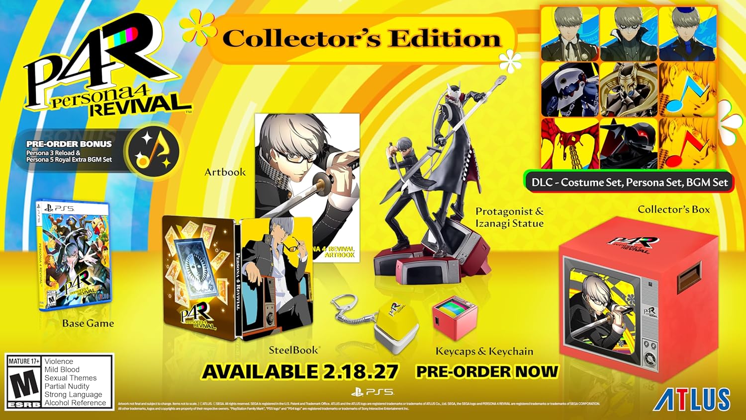 Edición coleccionista occidental de Persona 4 Revival