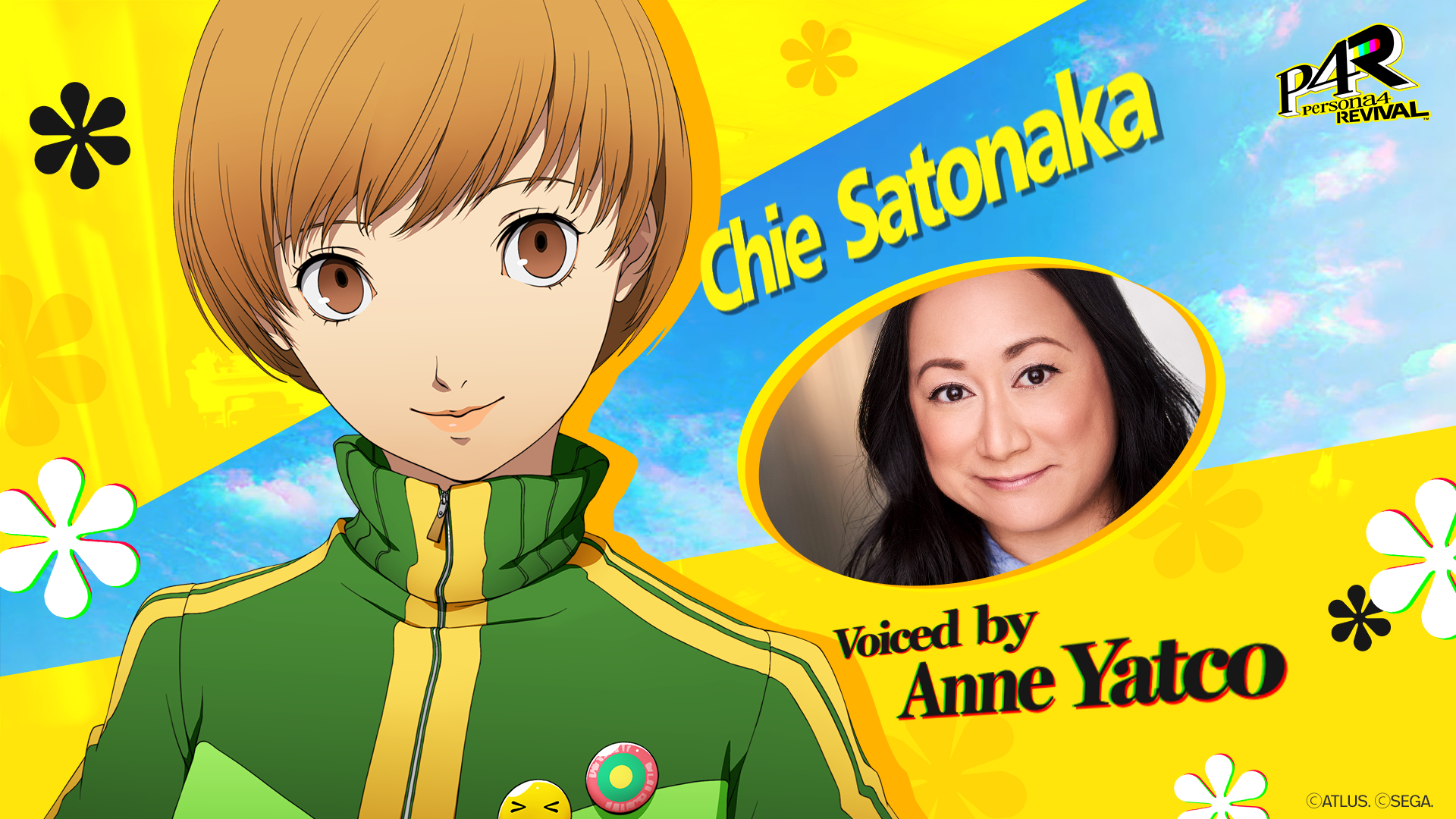 Anne Yatco, voz en inglés de Chie en Persona 4 Revival