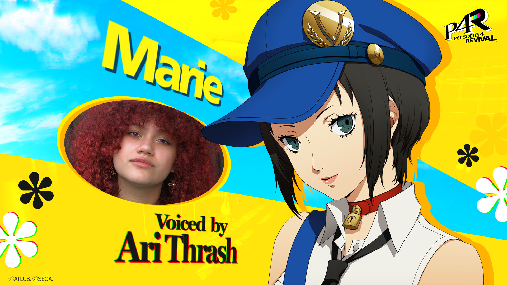 Ari Thrash, voz en inglés de Marie en Persona 4 Revival