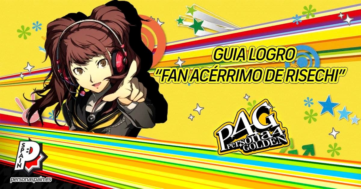 Portada guía persona 4 golden Fan acérrimo de Risechi