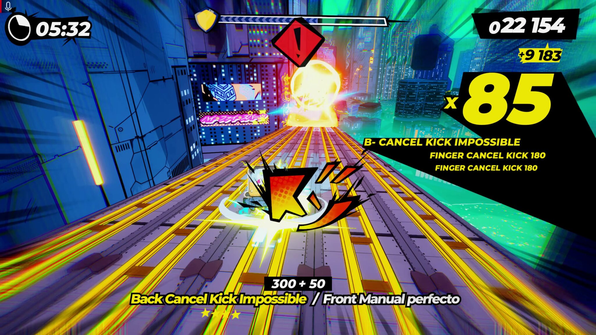 Ejemplo de ruido visual en Denshattack