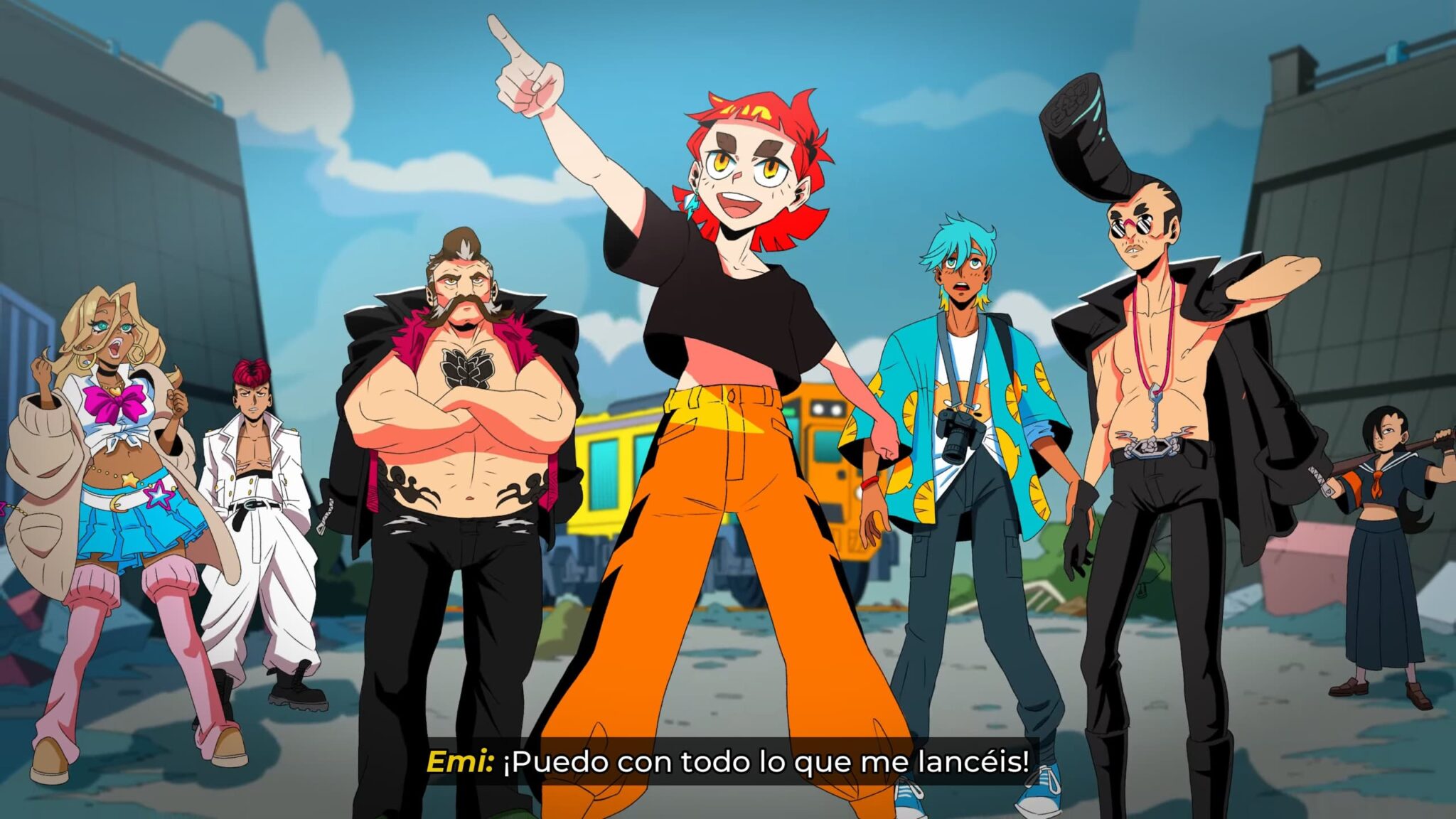 Emi y el grupo Denshattack