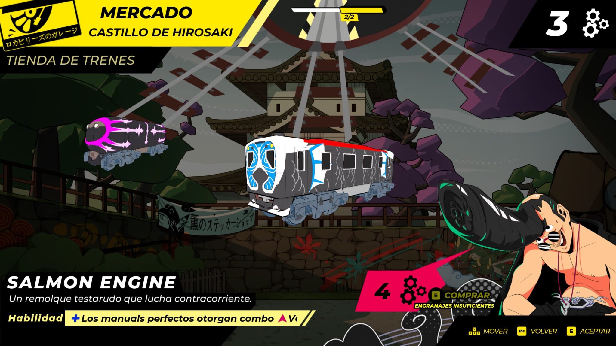 Obteniendo nuevos trenes en Denshattack