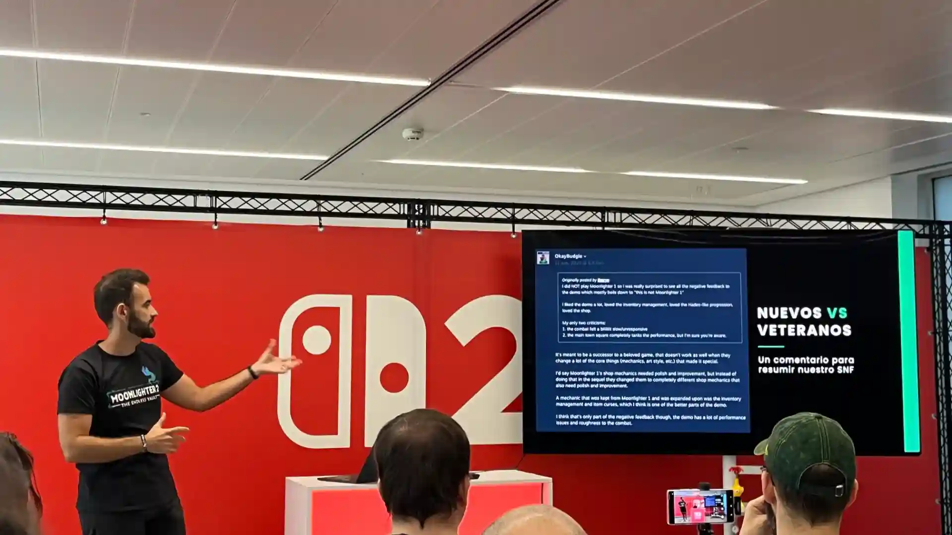 Ejemplo de feedback en Moonlighter 2