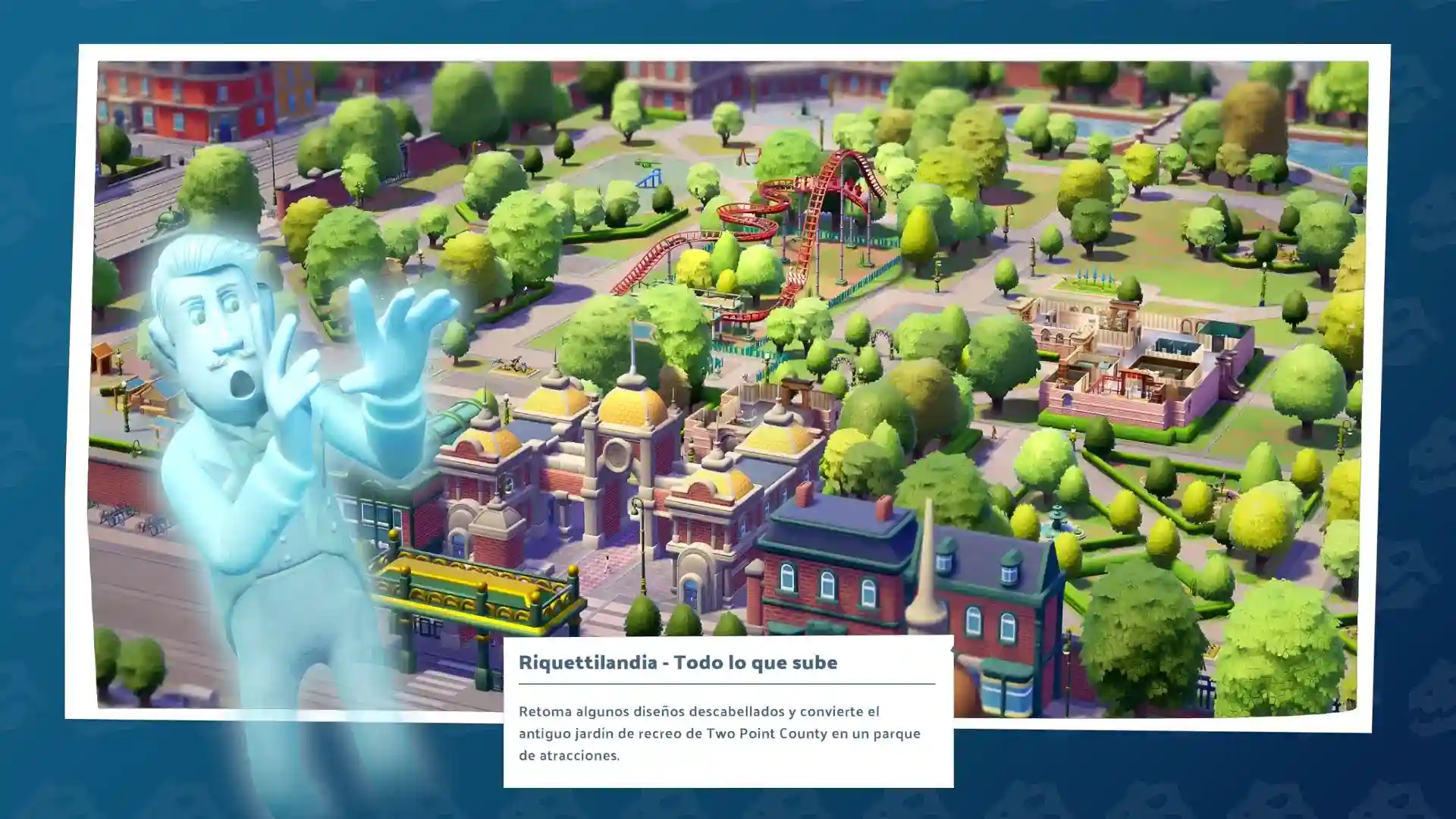 Riquettilandia el nuevo mapa de Two Point Museum: Atracciones y Reliquias